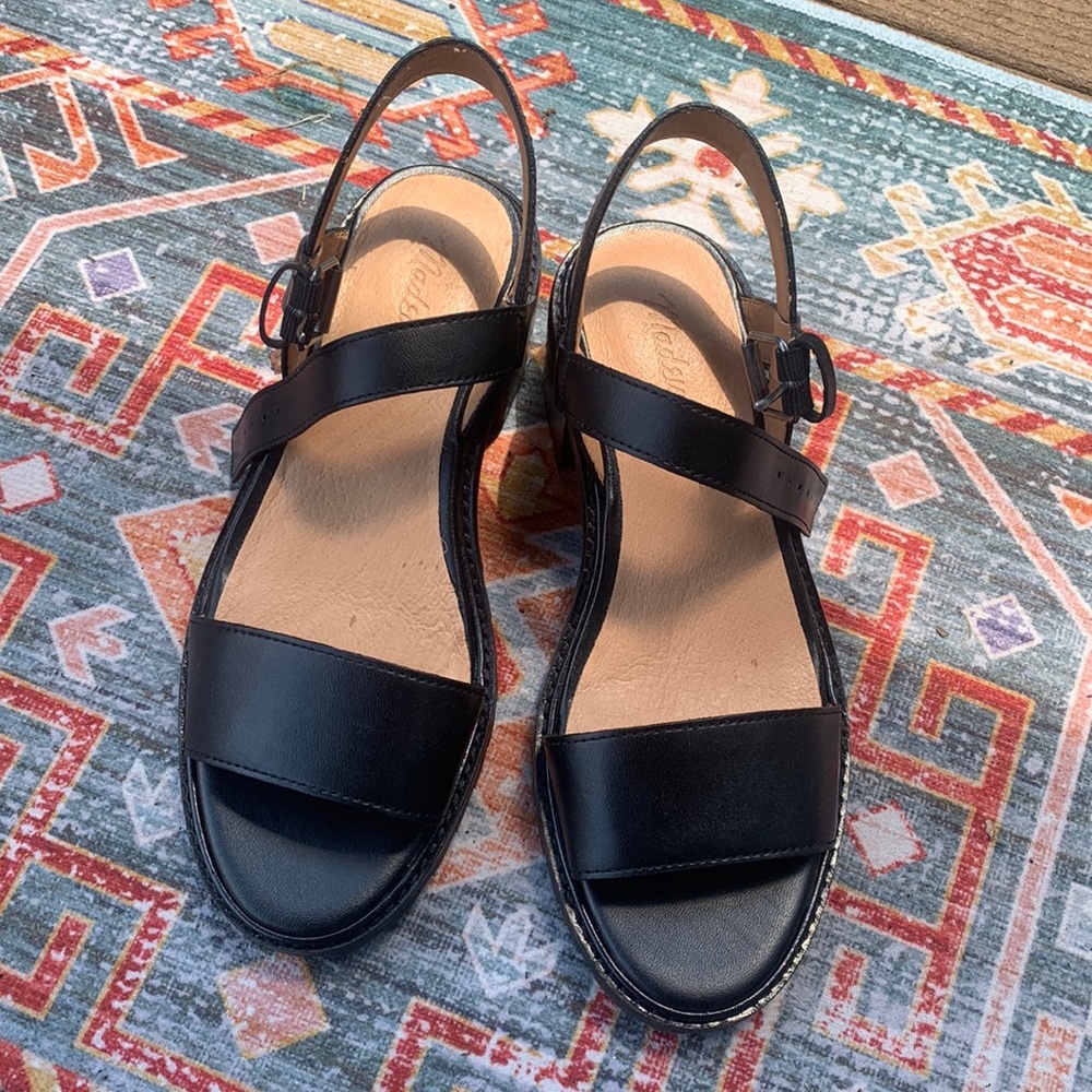 Madewell Erin Leather Lugsole Sandal